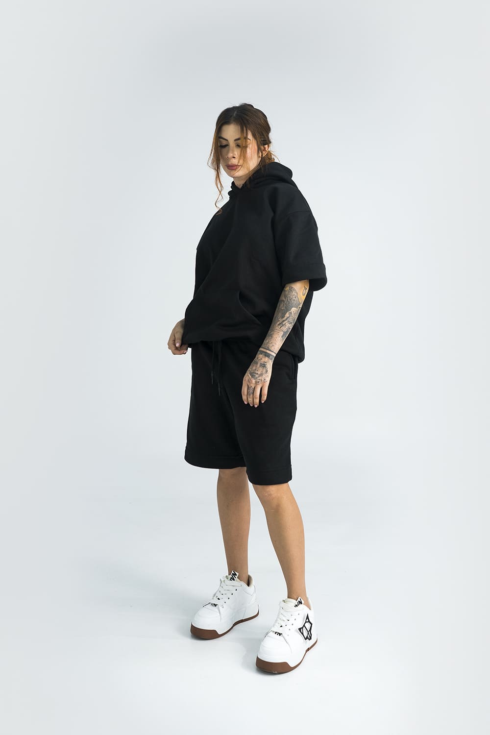 BCO 2.0 Sleeve Hoodie - BLACK 8279