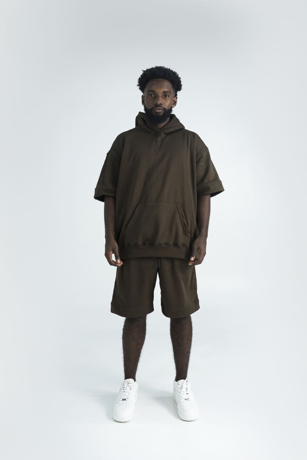 BCO 2.0 Sleeve Hoodie - BROWN 8279