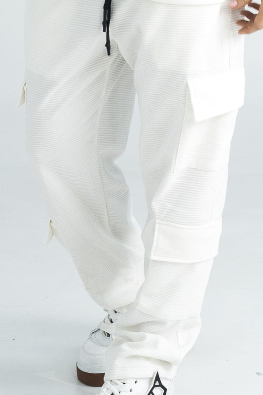 BCO 2.0 Textured Cargo Pants - IVORY 8182