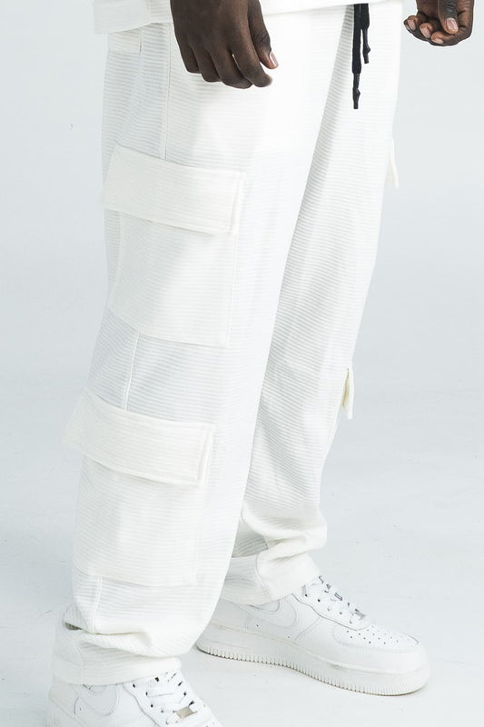 BCO 2.0 Textured Cargo Pants - IVORY 8182