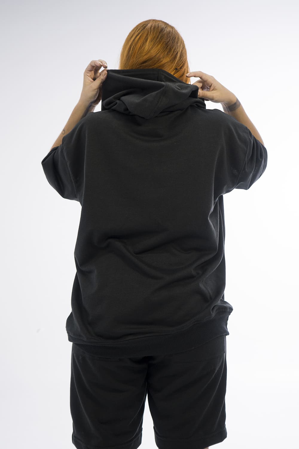 BCO Basics - Sleeve hoodie - 8277 BLACK