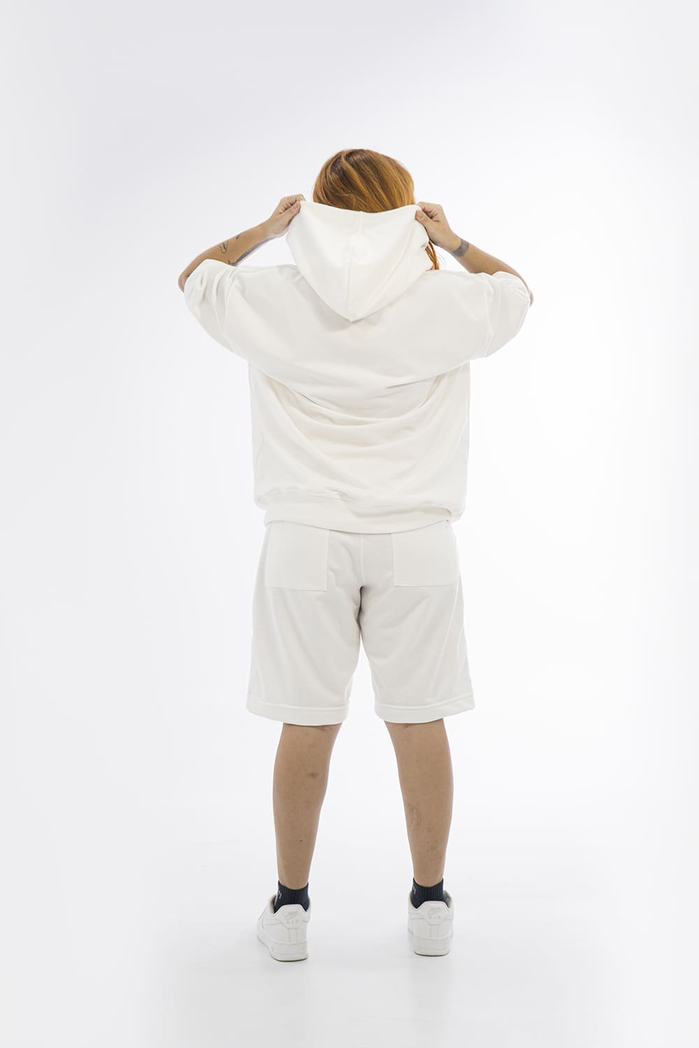 BCO Basics - Sleeve hoodie - 8277 IVORY