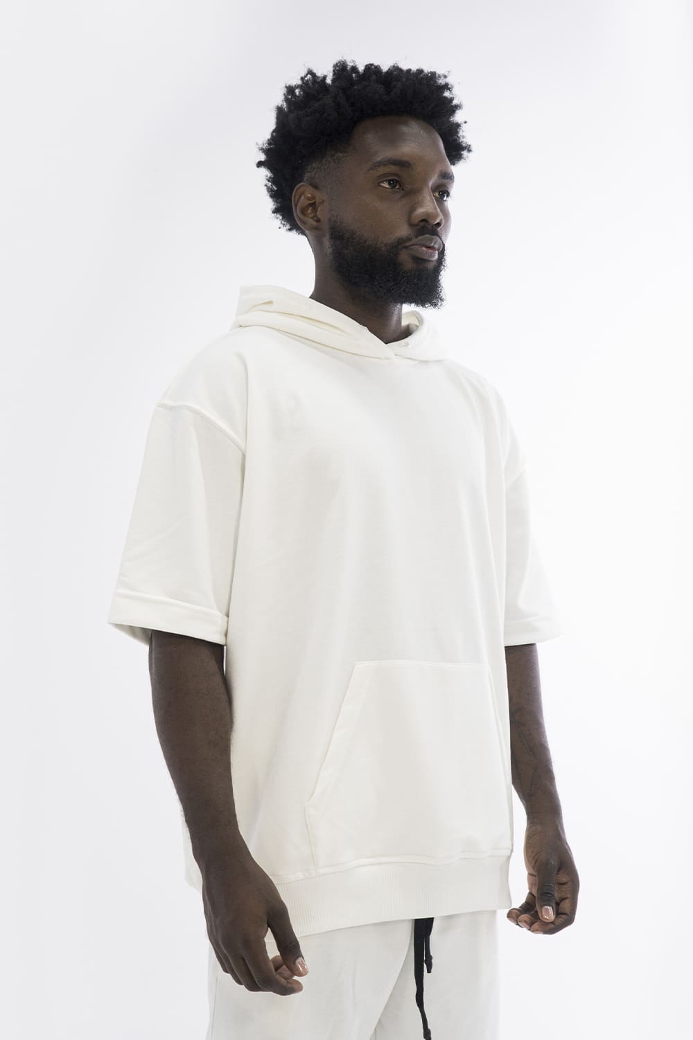 BCO Basics - Sleeve hoodie - 8277 IVORY