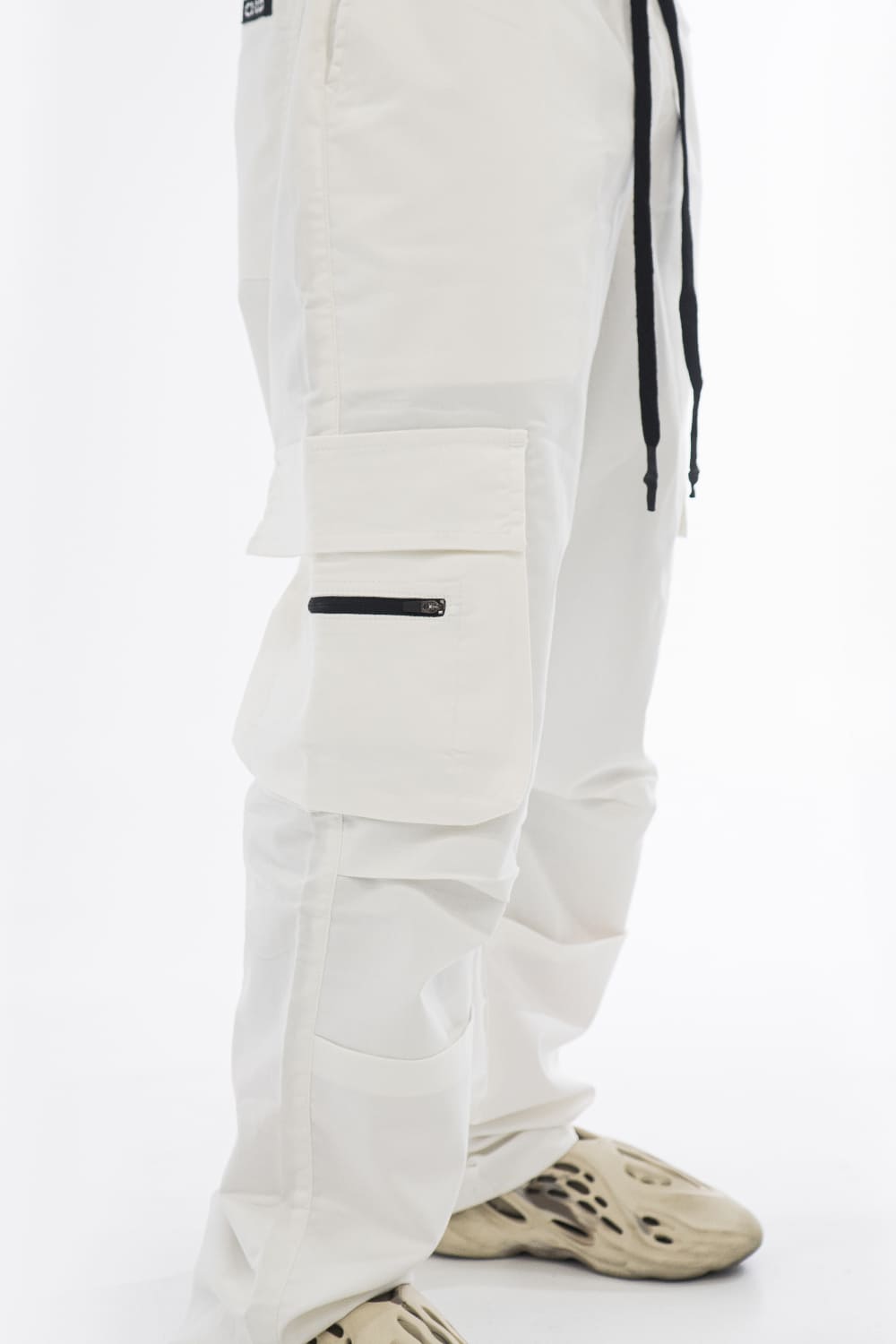 BCO mid zip Cargo pants IVORY 8247