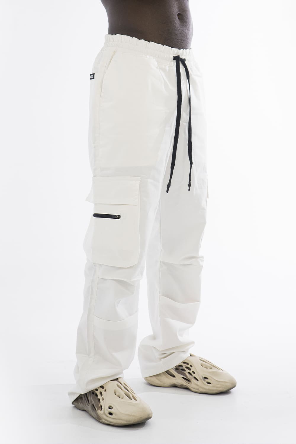 BCO mid zip Cargo pants IVORY 8247