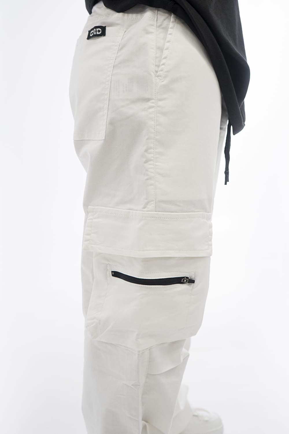 BCO mid zip Cargo pants IVORY 8247