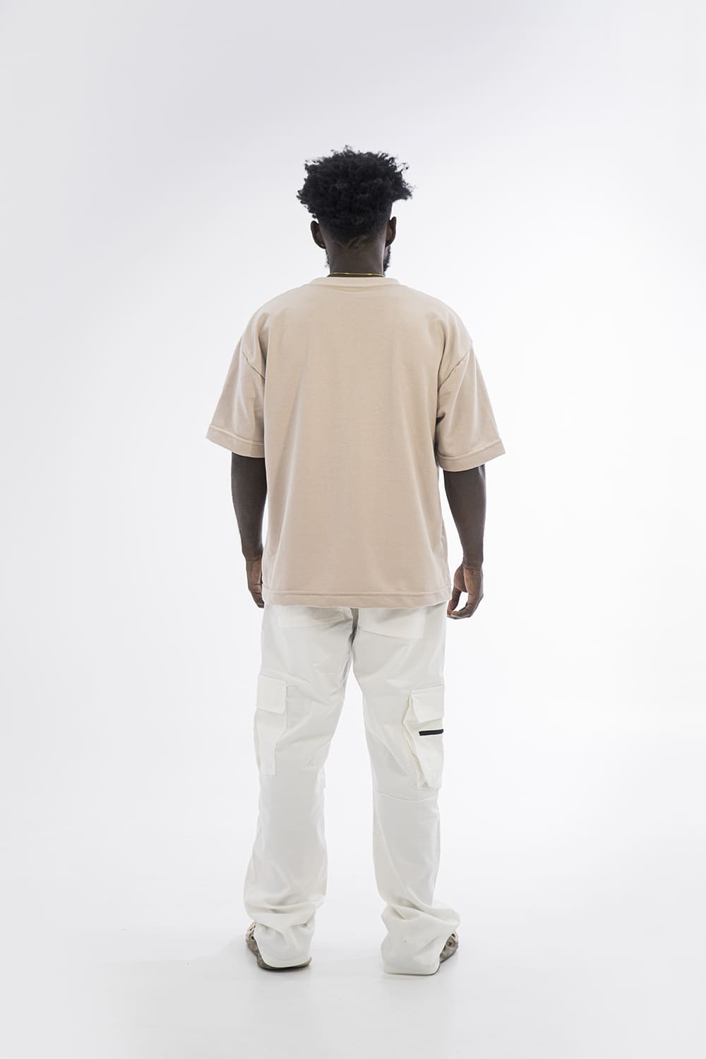 BCO mid zip Cargo pants IVORY 8247