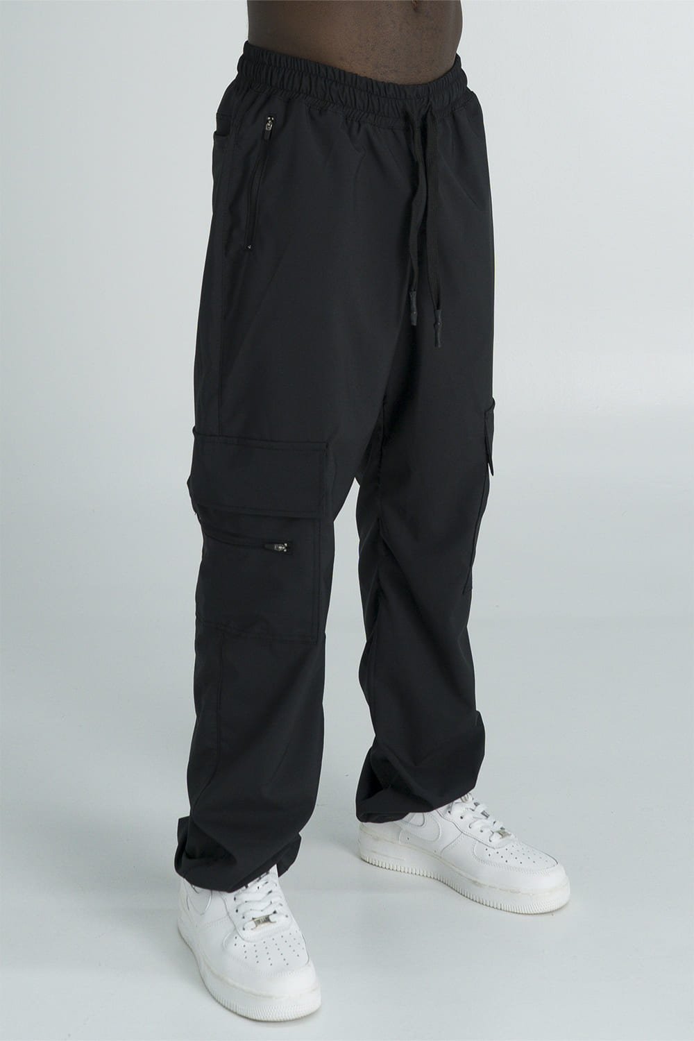 BCO ZIPPER CARGO PANTS - BLACK 8241