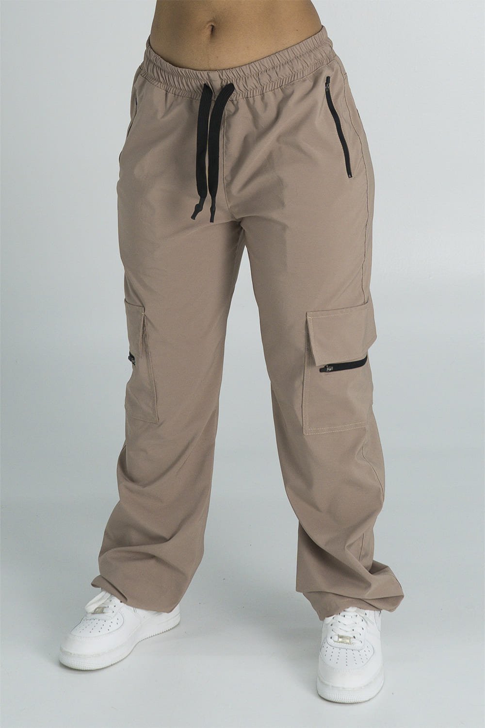 BCO ZIPPER CARGO PANTS - KHAKI 8241