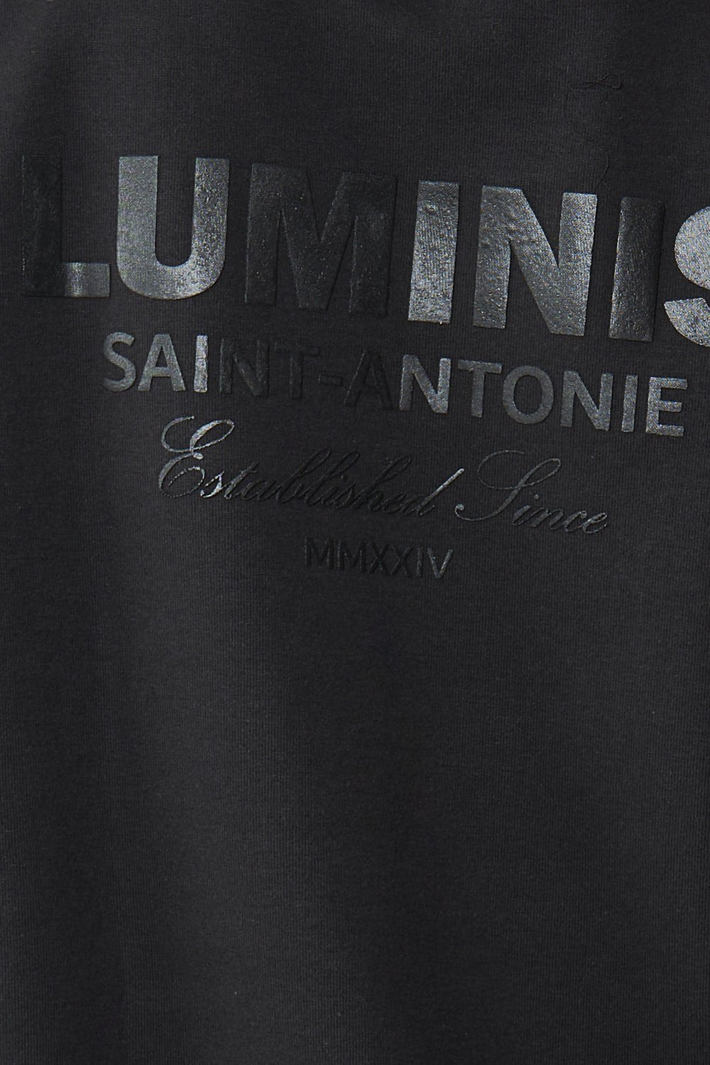 CAMISETA ATELIER LUMINIS NEGRO