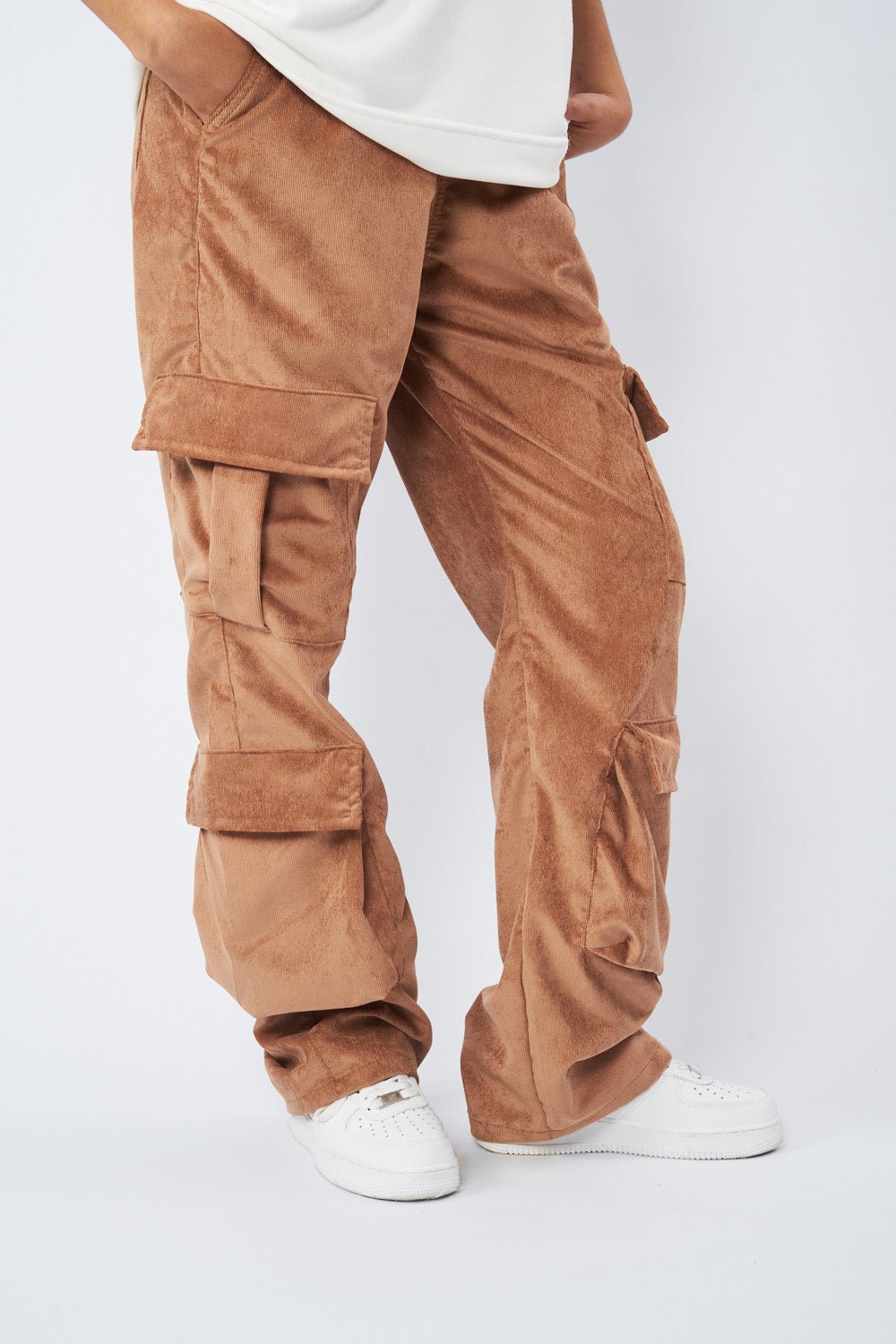 PANTALON ATELIER CORDUROY CAQUI