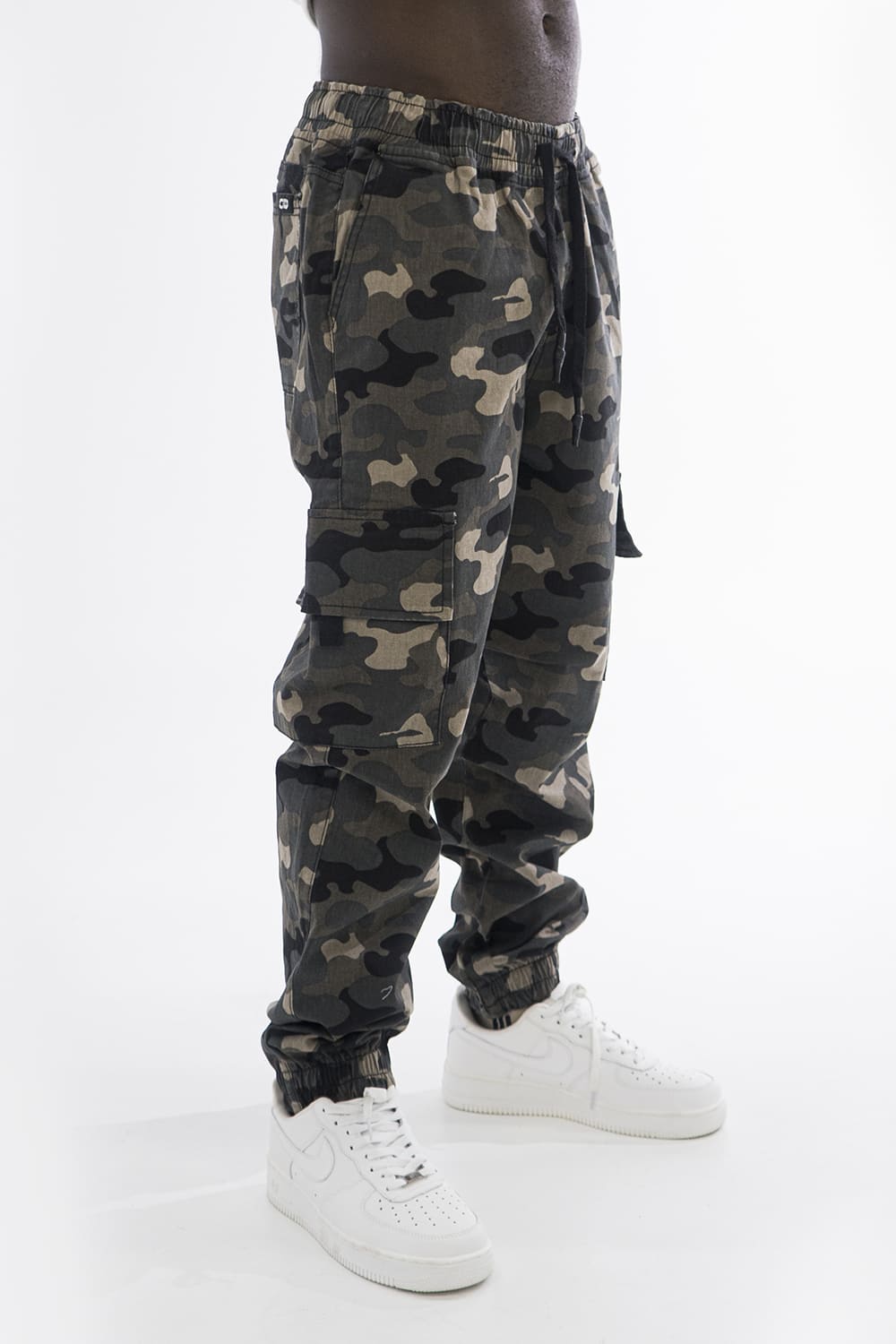 Wild signle cammo Cargo Pants - Deep Gray 8249