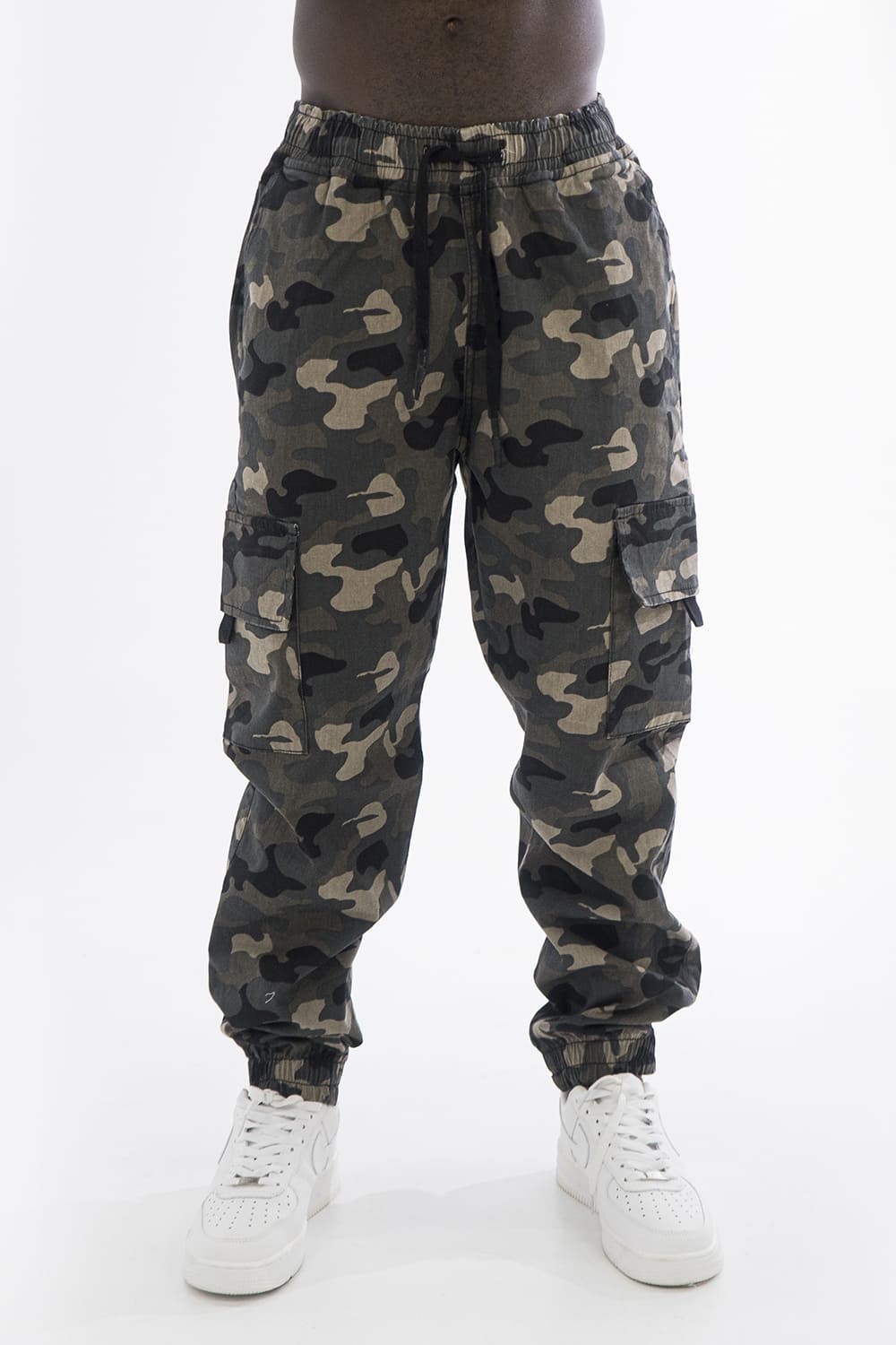 Wild signle cammo Cargo Pants - Deep Gray 8249