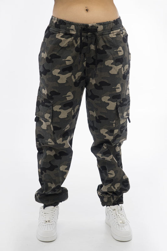 Wild single cammo Cargo Pants - Deep Gray 8249